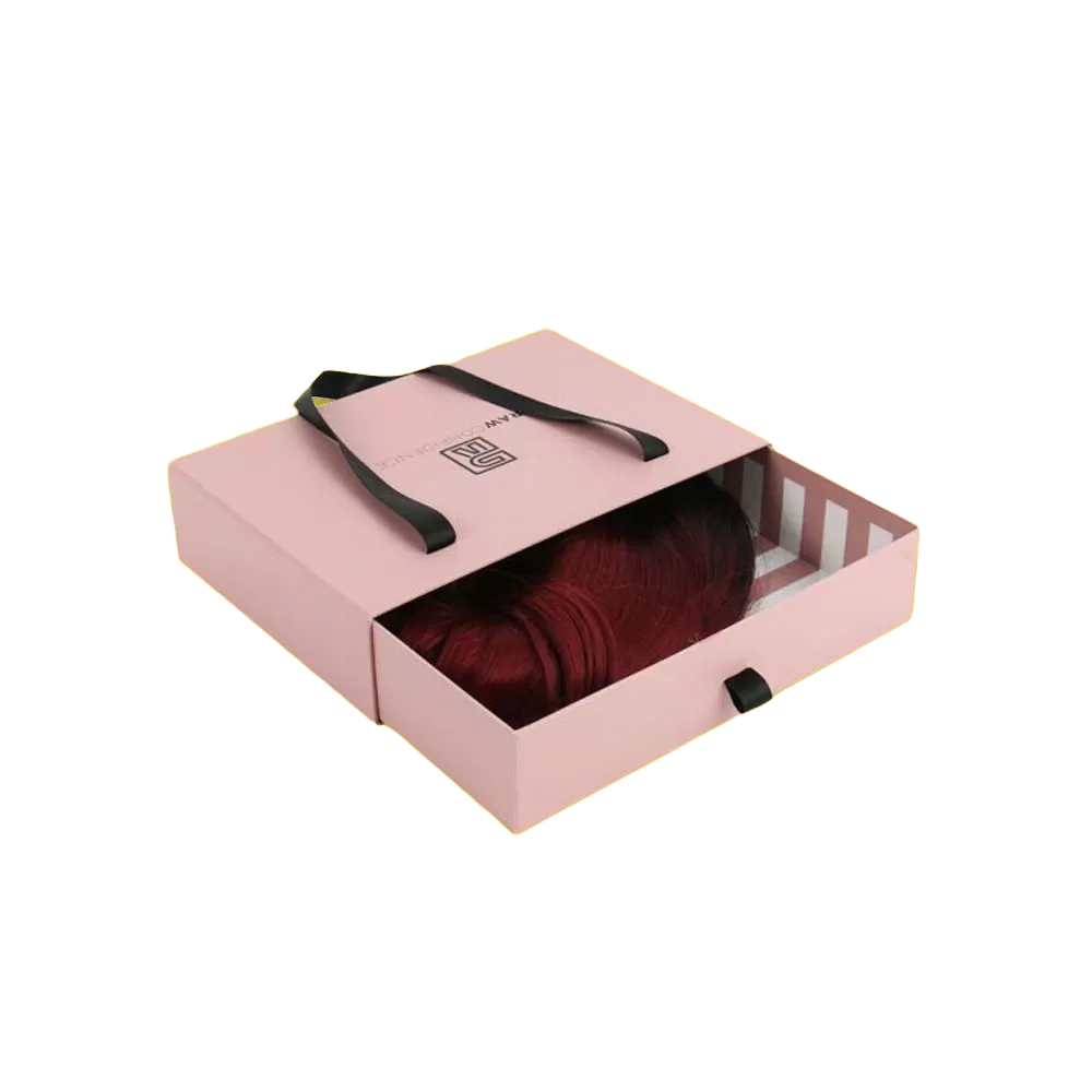 Custom Design Rigid Hair Extension Boxes