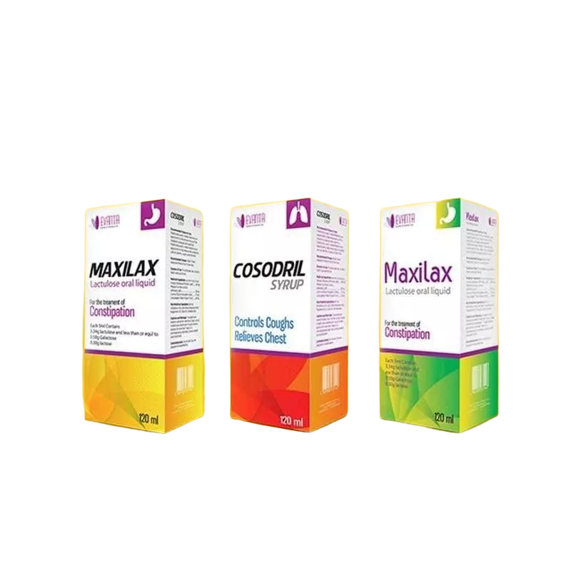 Custom digital printed health care box