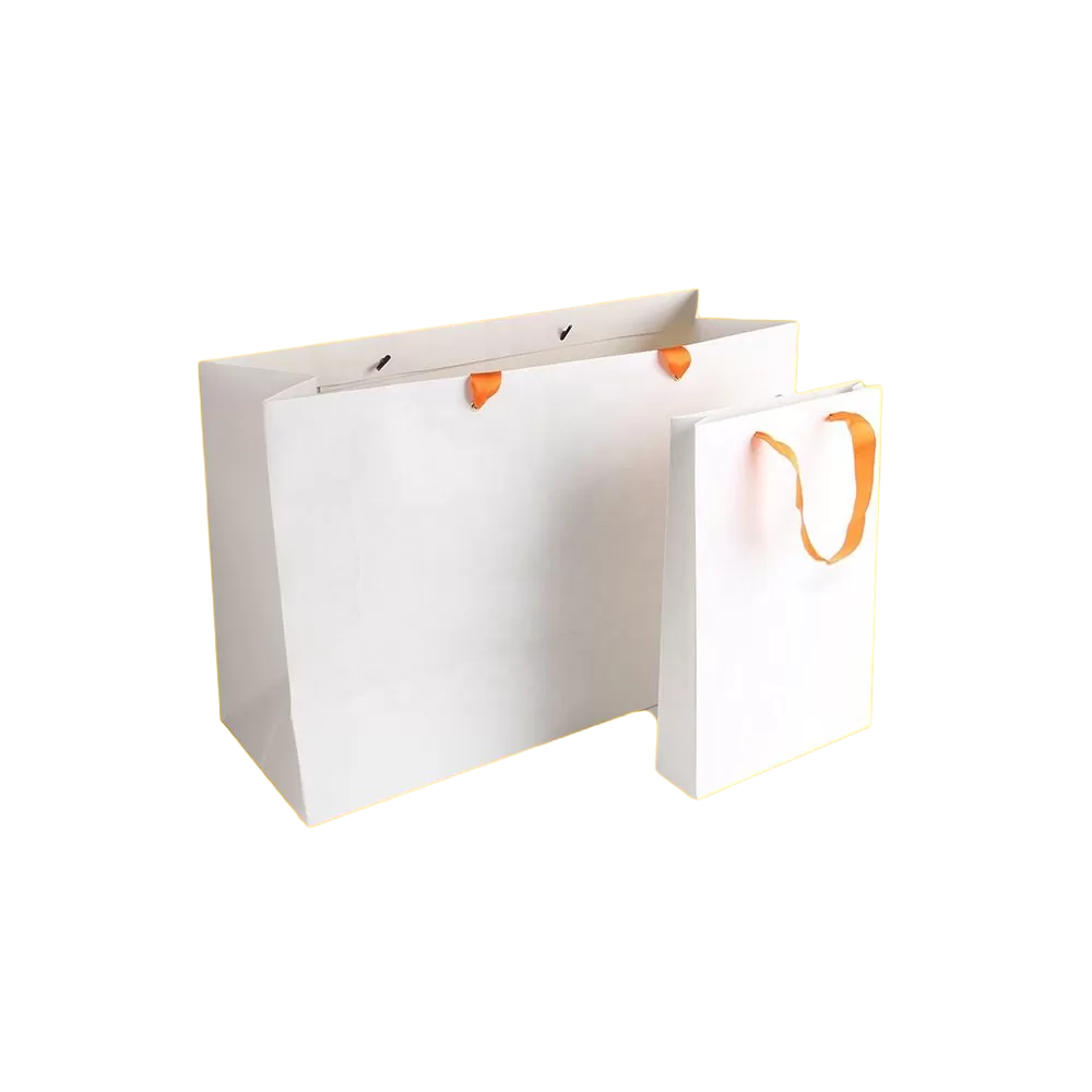 Custom Flat Handle Paper Bags