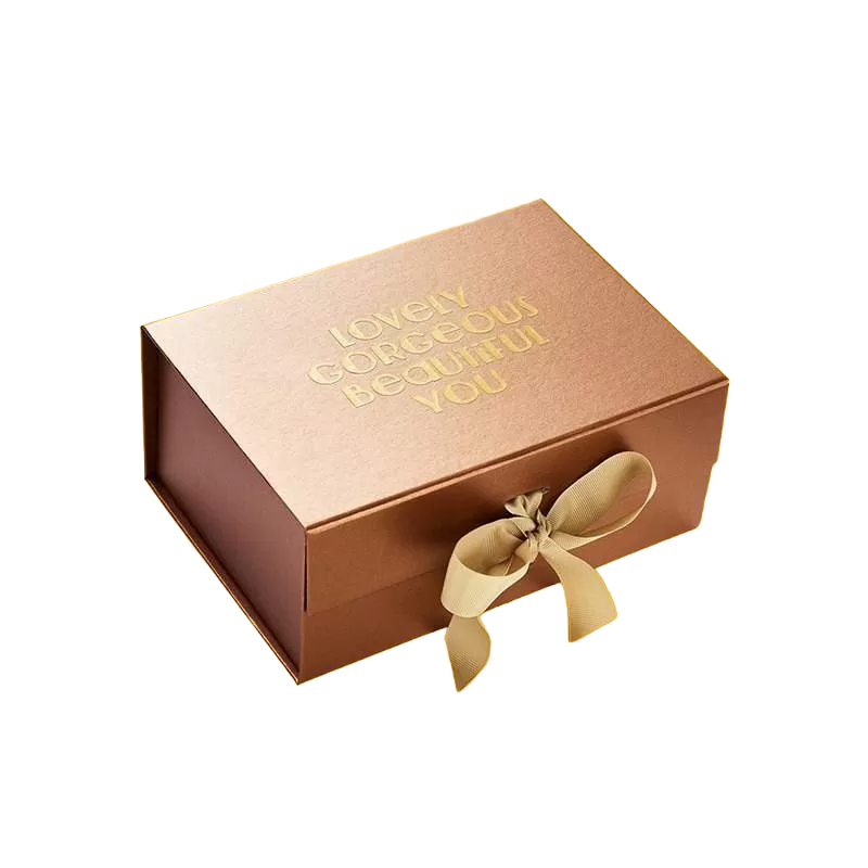 Custom Gold Foil Chocolate Box