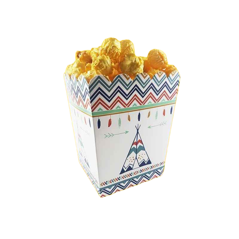 Custom Gold Foil Printed Popcorn Box