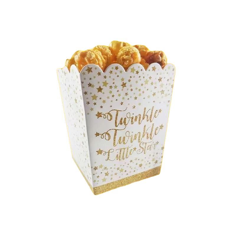Custom Gold Foil Printed Popcorn Box