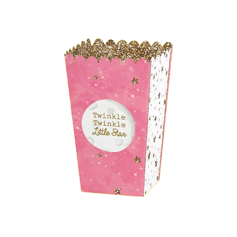 Custom Gold Foil Printed Popcorn Box