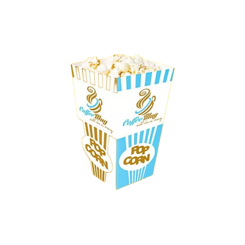 Custom Gold Foil Printed Popcorn Box
