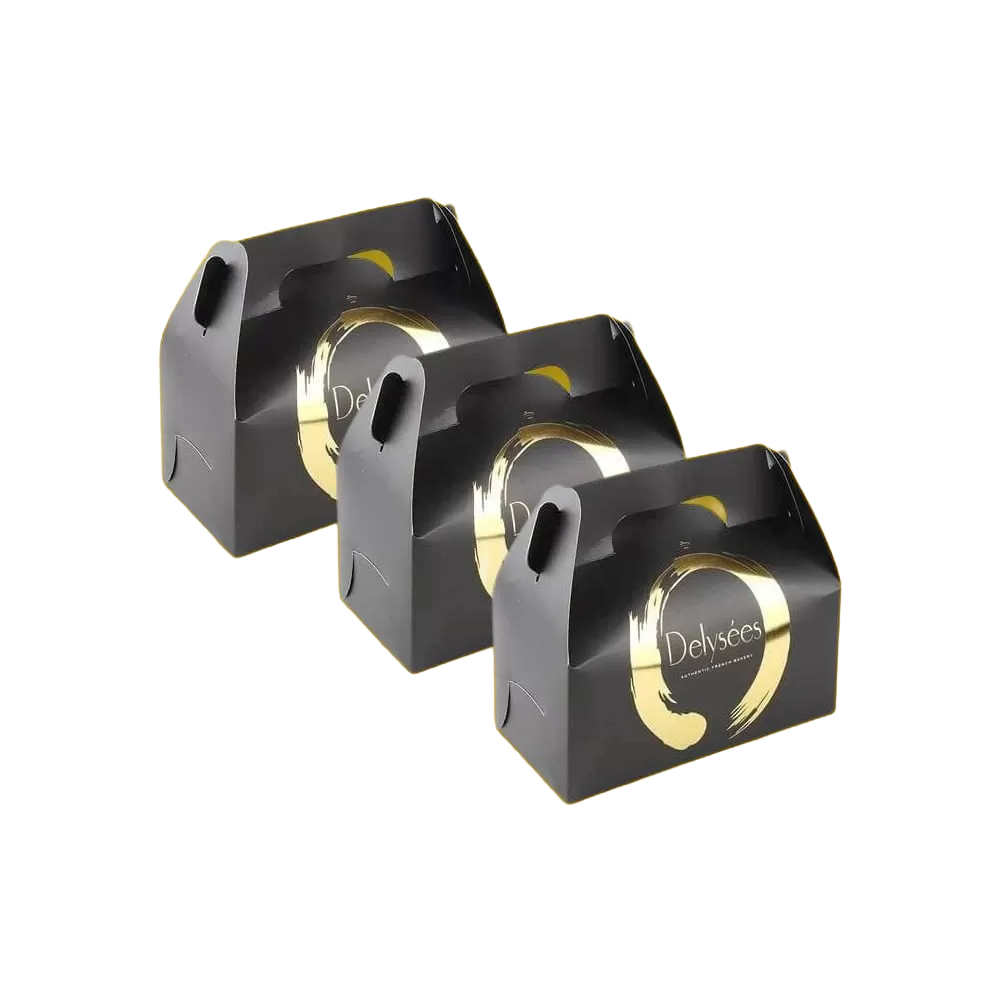 Custom Gold Foil Gable Box