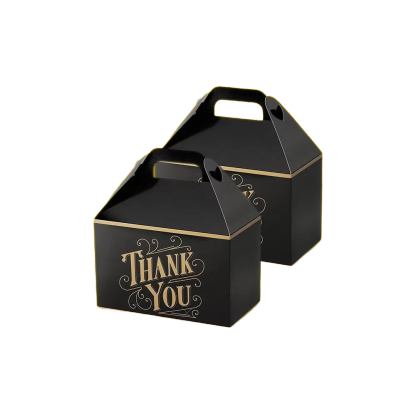 Custom Gold Foil Gable Box