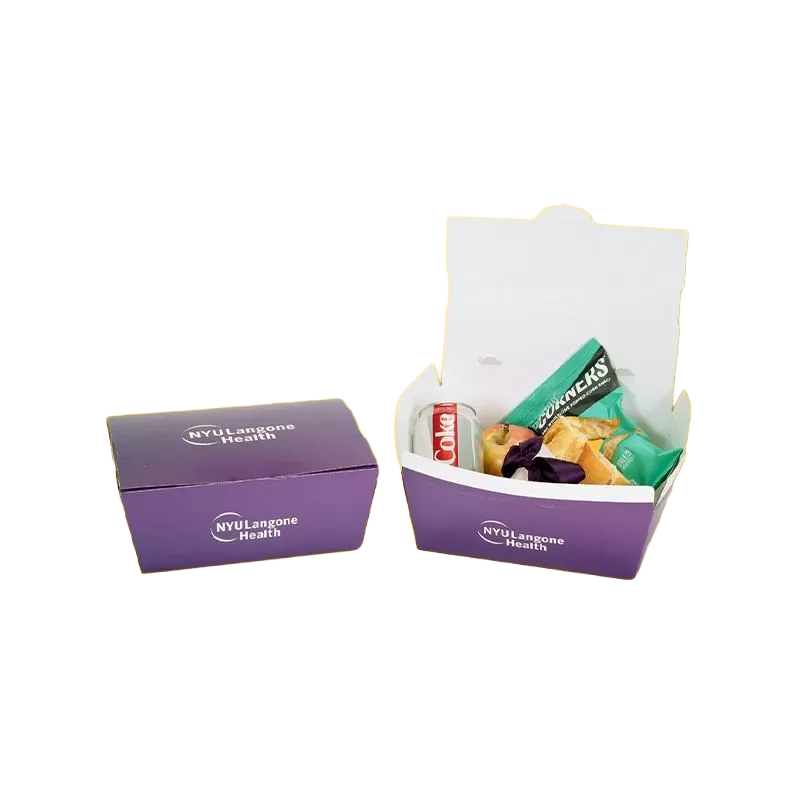 Custom oil-proof takeaway boxes