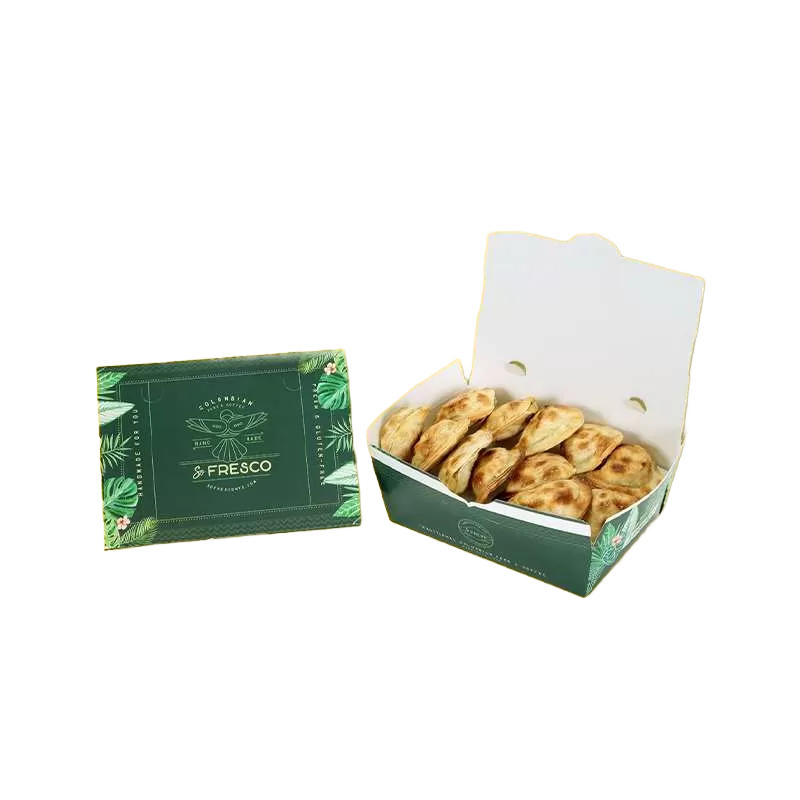 Custom oil-proof takeaway boxes