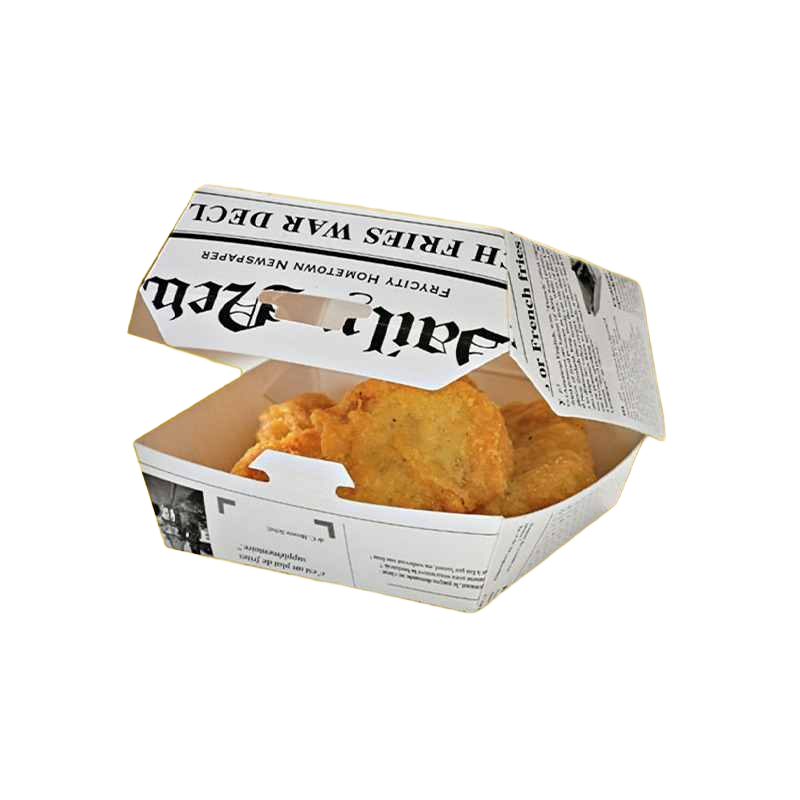 Custom oil-proof takeaway boxes