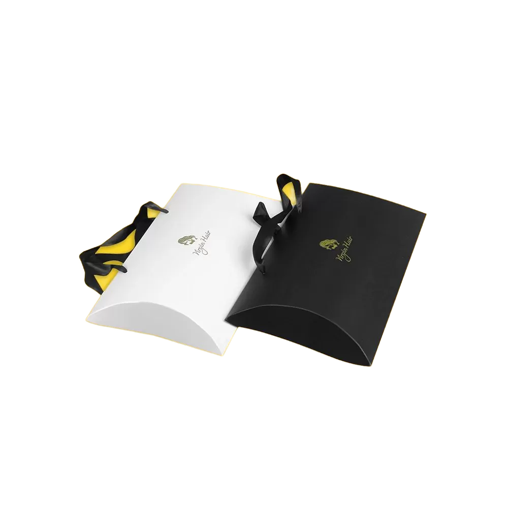 Custom Hair Extension Boxes With Gold Foiling