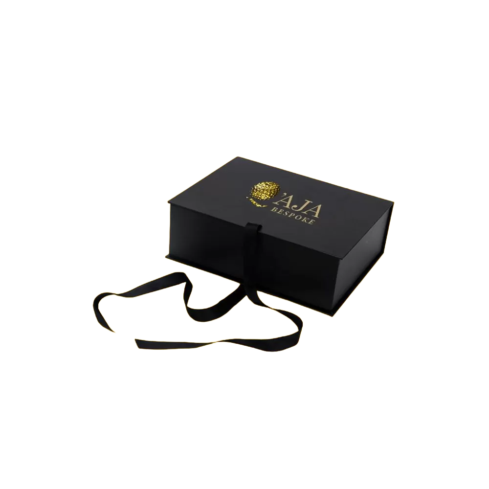 Custom Hair Extension Boxes With Gold Foiling