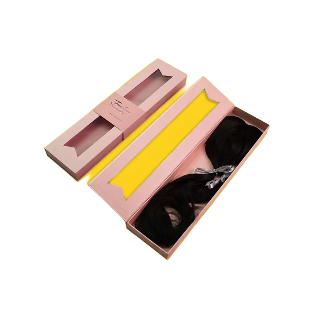 Custom Hair Extension Boxes With Window