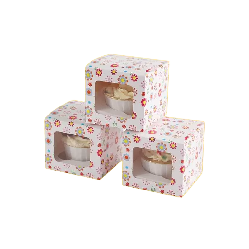 Custom Personal Cupcake Boxes