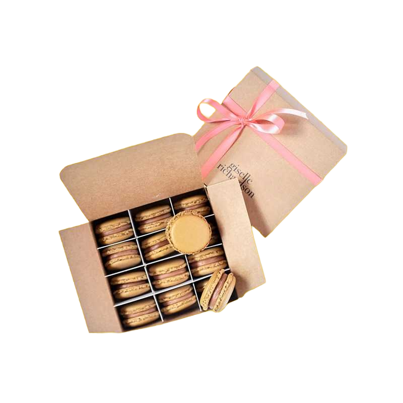 Custom Kraft Biodegradable Macaron Boxes