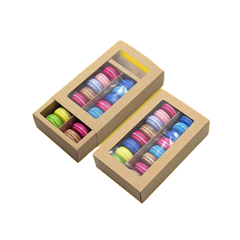 Custom Kraft Biodegradable Macaron Boxes