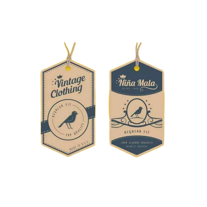 Customized kraft paper environmentally friendly hangtag