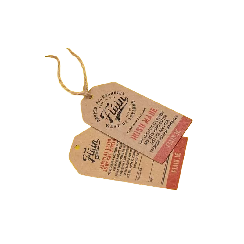 Customized kraft paper environmentally friendly hangtag