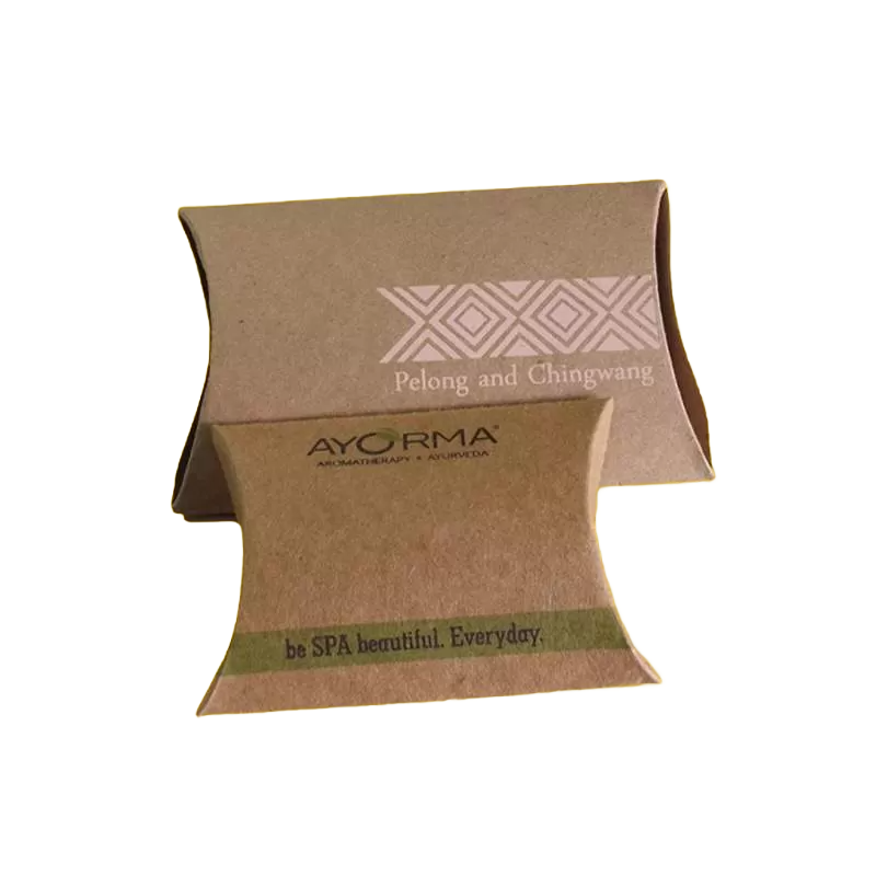 Custom Kraft Paper Pillow Box
