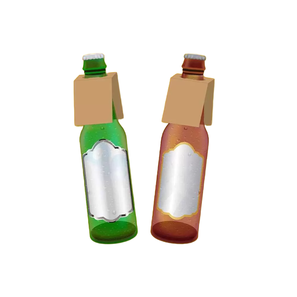 Custom Kraft Paper Bottle Neck Clamps and Brackets