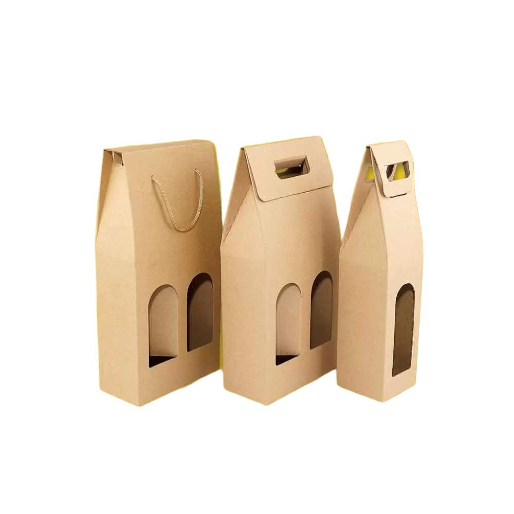 Custom Kraft Paper Bottle Neck Clamps and Brackets