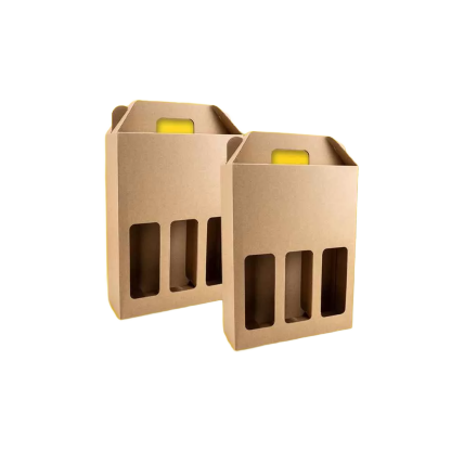 Custom Kraft Paper Bottle Neck Clamps and Brackets