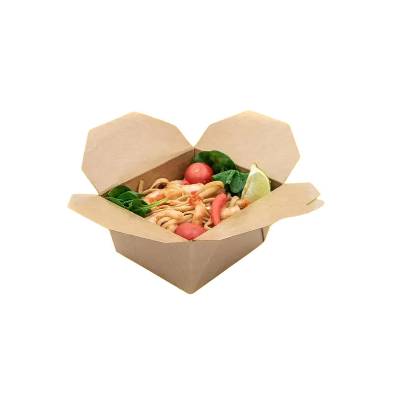 Custom kraft paper takeaway box