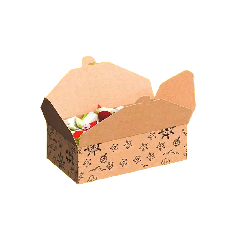 Custom kraft paper takeaway box