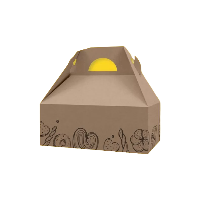 Custom kraft paper takeaway box