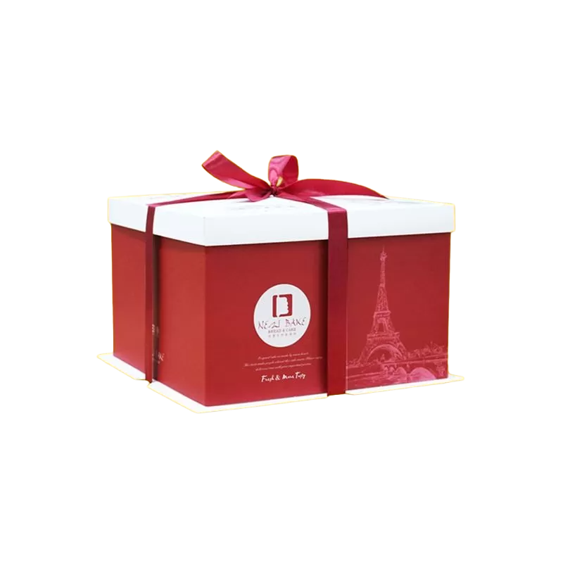 Custom Lid and Tray Cake Box