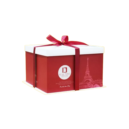 Custom Lid and Tray Cake Box