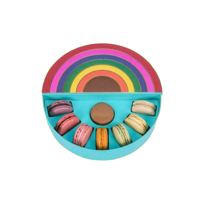 Custom Lid & Tray Macaron Boxes