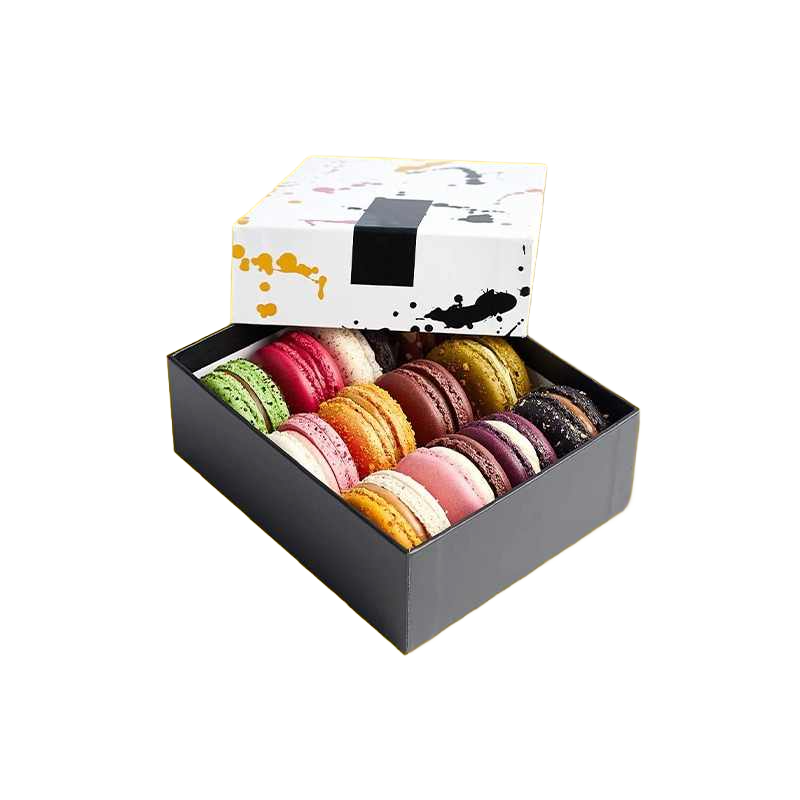 Custom Lid & Tray Macaron Boxes