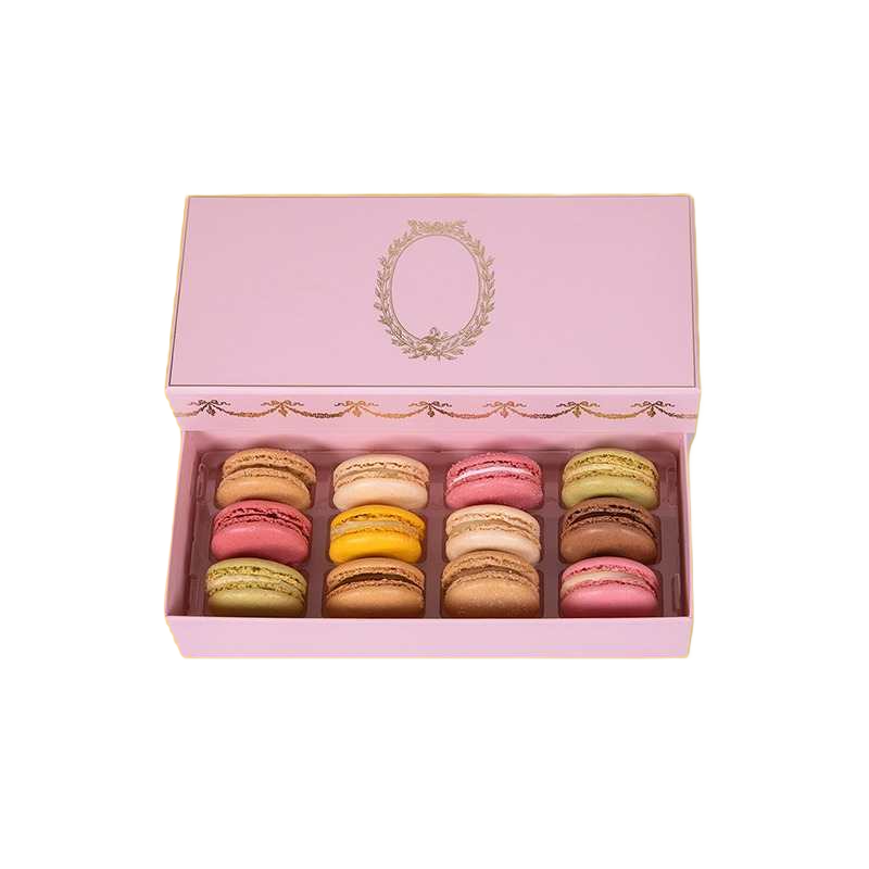 Custom Lid & Tray Macaron Boxes