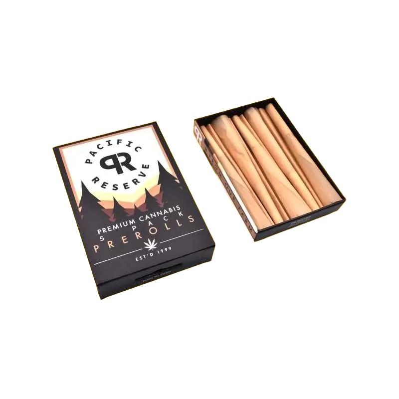 Customized lids and trays for pre-rolled joint packag