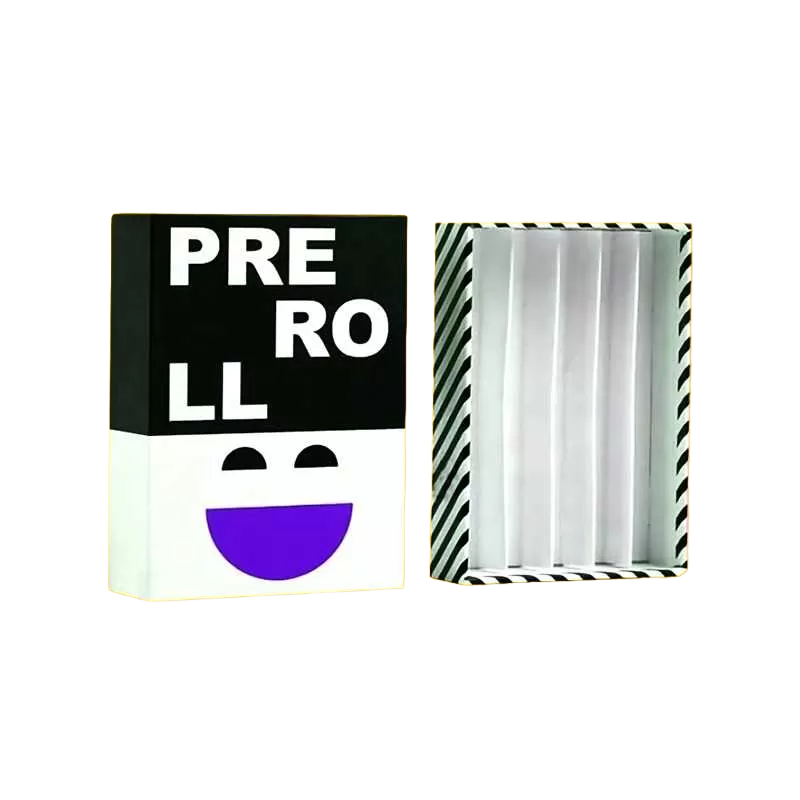 Customized lids and trays for pre-rolled joint packag