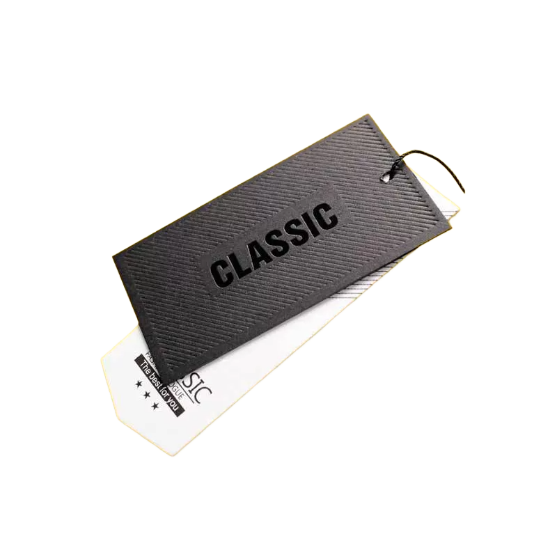 Custom luxury hangtag