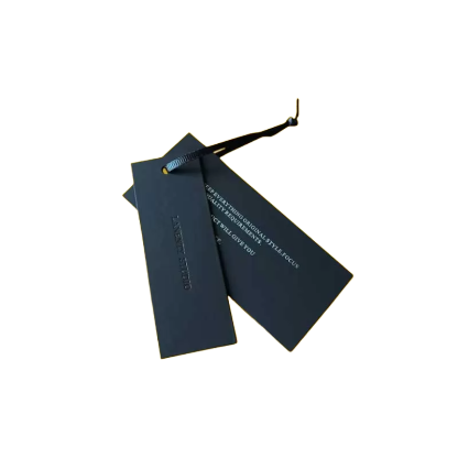 Custom luxury hangtag