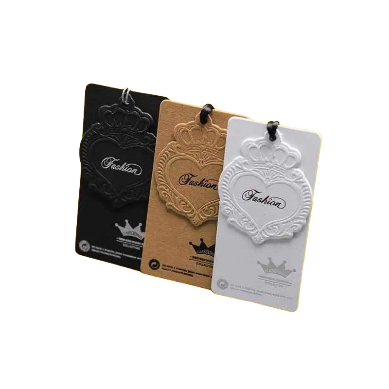 Custom luxury hangtag