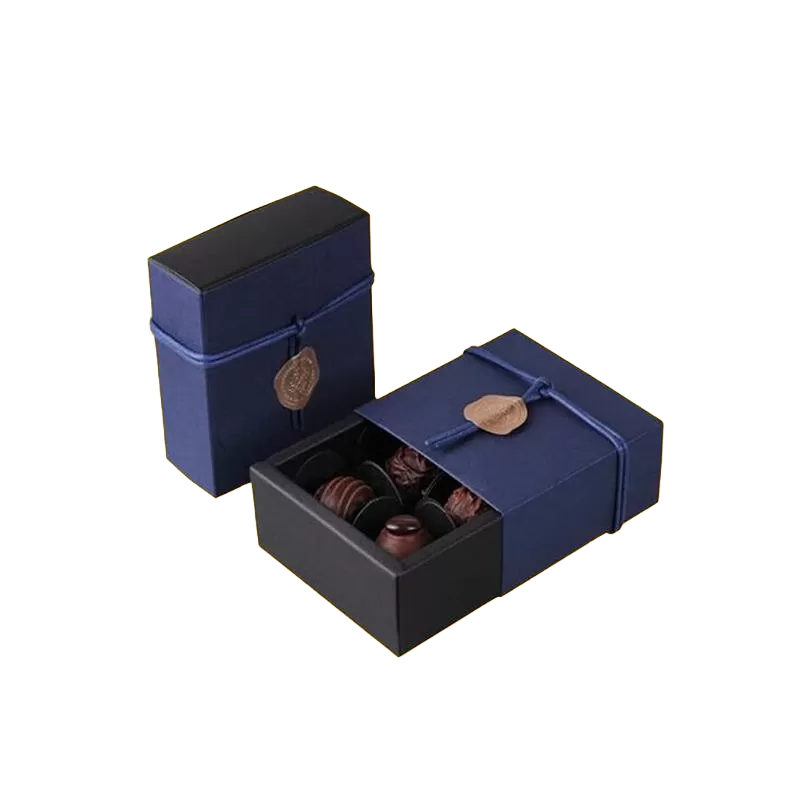 Custom lined chocolate boxes