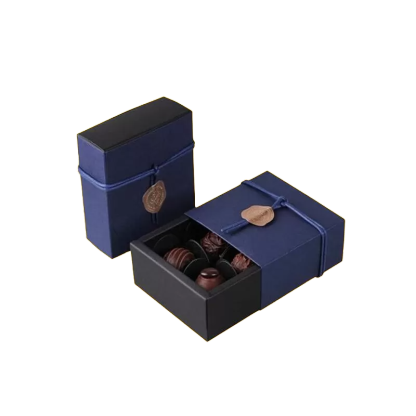 Custom lined chocolate boxes