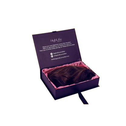 Custom Magnetic Closure Hair Extension Boxes