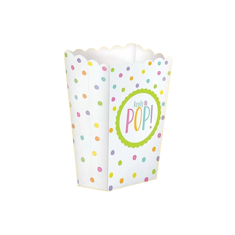 Custom popcorn multi-color box