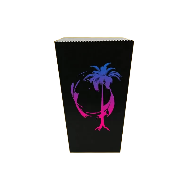 Custom popcorn multi-color box