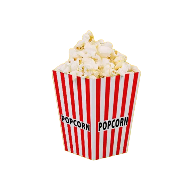 Custom popcorn multi-color box