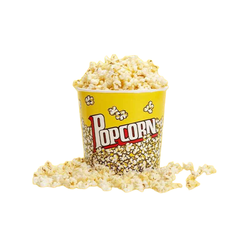 Custom Printed Matte Popcorn Box