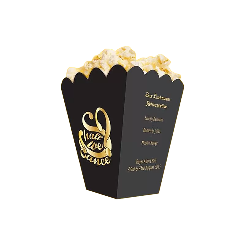 Custom Printed Matte Popcorn Box