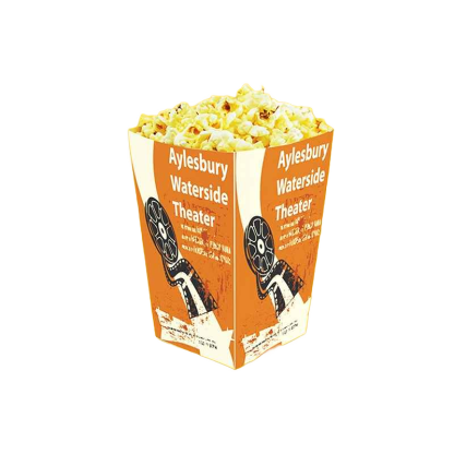 Custom Printed Matte Popcorn Box