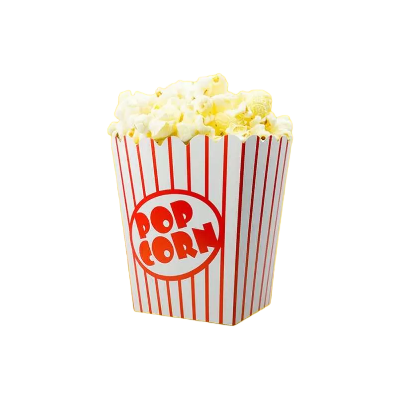 Custom Printed Matte Popcorn Box