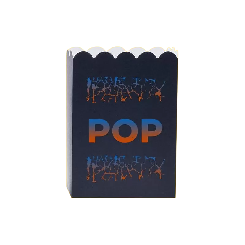 Custom shape inside and outside printed popcorn box