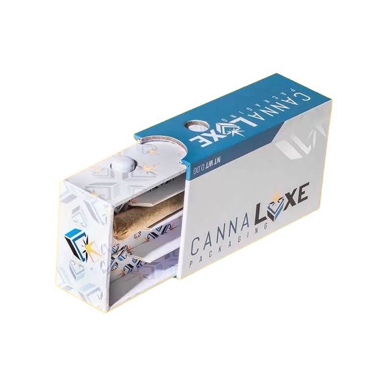 Custom sleeve and tray pre-rolled joint packaging